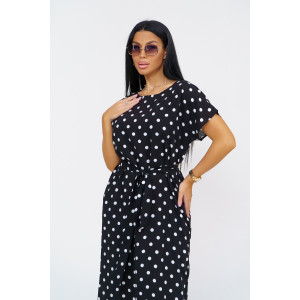 Платье женское "Одиссея" штапель (последний размер) черный 54,58