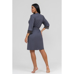 Пеньюар двойка женский "Голд" вискоза (последний размер) графит 46,50,56 Пеньюар двойка женский "Голд" вискоза (последний размер) графит 46,50,56