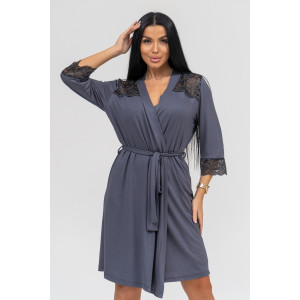 Пеньюар двойка женский "Голд" вискоза (последний размер) графит 46,50,56 Пеньюар двойка женский "Голд" вискоза (последний размер) графит 46,50,56