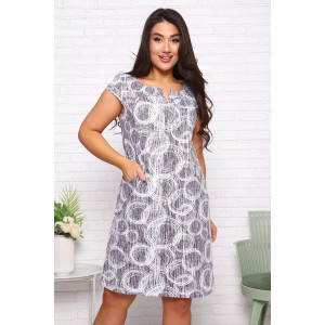 Платье женское "Бонжур" кулирка (последний размер) серый 54,62 Платье женское "Бонжур" кулирка (последний размер) серый 54,62