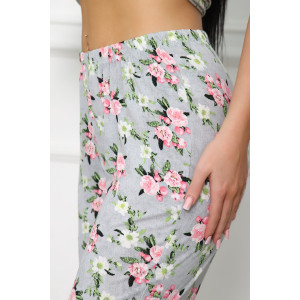 Костюм двойка женский "Стефания" вискоза (последний размер) розы 58