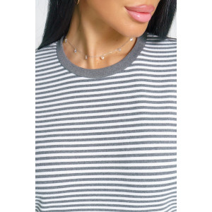 Костюм двойка женский "Морячка" поларфлис (последний размер) графит 50,58