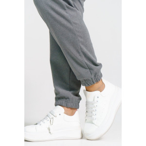 Костюм двойка женский "Морячка" поларфлис (последний размер) графит 50,58