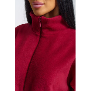 Костюм двойка женский "Профи" флис (последний размер) бордо 54