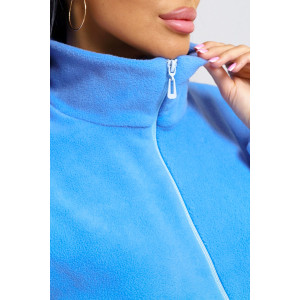 Костюм двойка женский "Профи" флис (последний размер) голубой 54