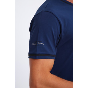 Футболка мужская №059 кулирка с лайкрой пенье (р-ры: M-6XL) индиго Футболка мужская №059 кулирка с лайкрой пенье (р-ры: M-6XL) индиго