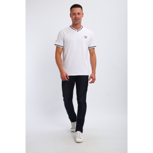 Футболка мужская №059 кулирка с лайкрой пенье (р-ры: M-6XL) белый Футболка мужская №059 кулирка с лайкрой пенье (р-ры: M-6XL) белый