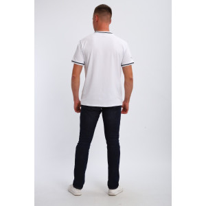 Футболка мужская №059 кулирка с лайкрой пенье (р-ры: M-6XL) белый Футболка мужская №059 кулирка с лайкрой пенье (р-ры: M-6XL) белый