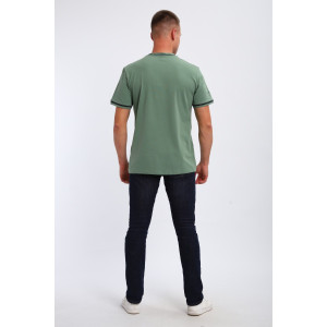Футболка мужская №059 кулирка с лайкрой пенье (р-ры: M-6XL) оливковый Футболка мужская №059 кулирка с лайкрой пенье (р-ры: M-6XL) оливковый