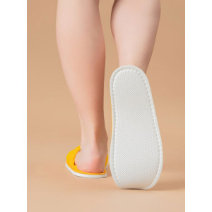 Тапки женские ЖВТ велсофт (р-ры: 36-43) желтый