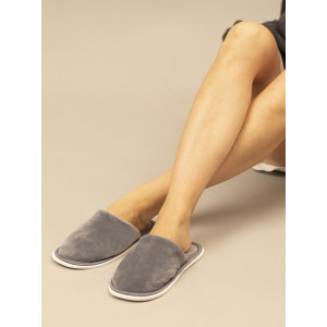 Тапки женские ЖВТ велсофт (р-ры: 36-43) серый