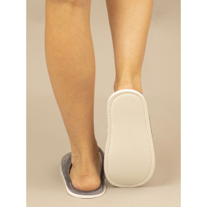 Тапки женские ЖВТ велсофт (р-ры: 36-43) серый