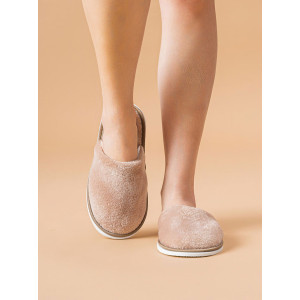 Тапки женские ЖВТ велсофт (р-ры: 36-43) капучино