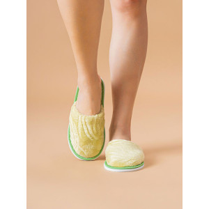 Тапки женские ЖВТ велсофт (р-ры: 36-43) салат