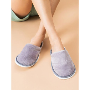 Тапки женские ЖВТ велсофт (р-ры: 36-43) мышиный