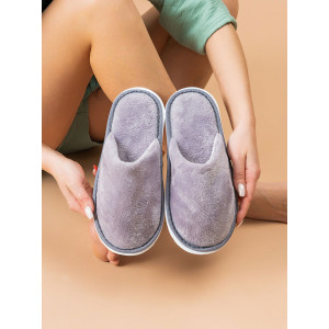 Тапки женские ЖВТ велсофт (р-ры: 36-43) мышиный