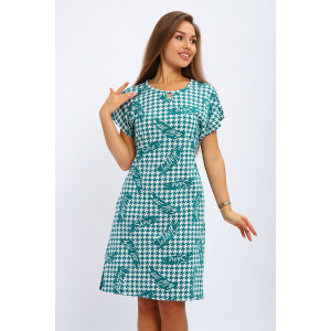 Туника женская №198 кулирка (р-ры: 50-60) зеленый Туника женская №198 кулирка (р-ры: 50-60) зеленый