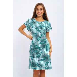 Туника женская №198 кулирка (р-ры: 50-60) зеленый Туника женская №198 кулирка (р-ры: 50-60) зеленый