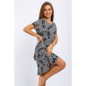 Туника женская №198.1 кулирка (р-ры: 50-60) черный Туника женская №198.1 кулирка (р-ры: 50-60) черный