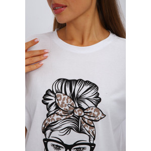 Костюм двойка женский №210.2 кулирка (р-ры: 42-56) бежевый