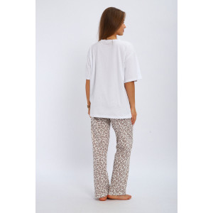 Костюм двойка женский №210.2 кулирка (р-ры: 42-56) бежевый