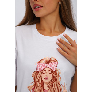 Костюм двойка женский №210.3 кулирка (р-ры: 42-56) розовый