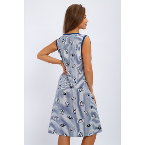 Сорочка женская №201 кулирка (р-ры: 46-56) голубой Сорочка женская №201 кулирка (р-ры: 46-56) голубой