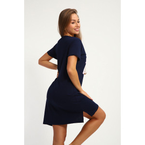 Туника женская №207 кулирка (р-ры: 48-58) синий Туника женская №207 кулирка (р-ры: 48-58) синий