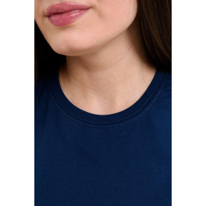 Футболка унисекс №8471/02 кулирка (р-ры: 42-72) темно-синий - набор 2 шт.