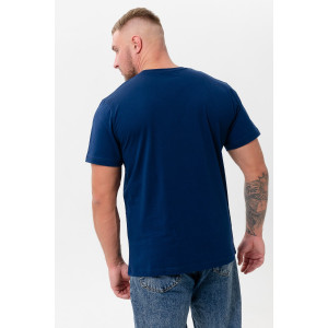 Футболка унисекс №8471/02 кулирка (р-ры: 42-72) темно-синий - набор 2 шт.