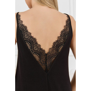 Сорочка женская "Иллиада-1" вискоза (р-ры: 44-54) черный