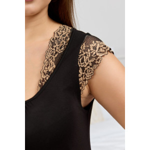 Сорочка женская "Ависта" вискоза (р-ры: 48-64) черный