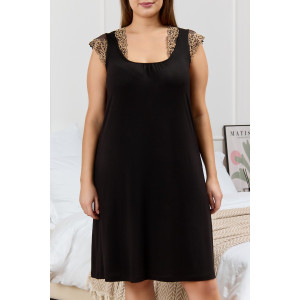 Сорочка женская "Ависта" вискоза (р-ры: 48-64) черный