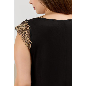 Сорочка женская "Ависта" вискоза (р-ры: 48-64) черный