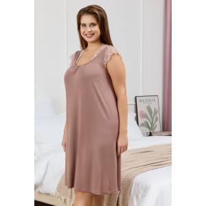 Сорочка женская "Ависта" вискоза (р-ры: 48-64) капучино