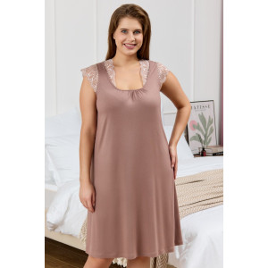 Сорочка женская "Ависта" вискоза (р-ры: 48-64) капучино