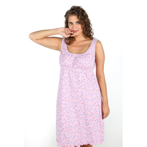 Сорочка женская "Татьяна" кулирка (р-ры: 46-60) розовый