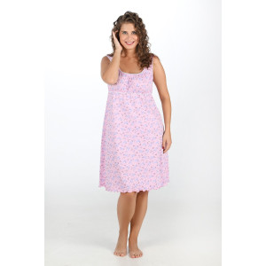 Сорочка женская "Татьяна" кулирка (р-ры: 46-60) розовый