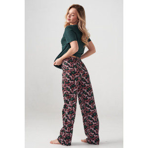 Пижама женская "Лошадка" 2416-К кулирка (р-ры: 46-56) зеленый Пижама женская "Лошадка" 2416-К кулирка (р-ры: 46-56) зеленый