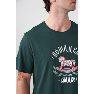 Пижама мужская "Лошадка" 2415-К кулирка (р-ры: 48-58) зеленый Пижама мужская "Лошадка" 2415-К кулирка (р-ры: 48-58) зеленый