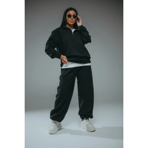 Брюки женские "Габриэль" лакост 2-х нитка пенье (р-ры: 44-62) черный Брюки женские "Габриэль" лакост 2-х нитка пенье (р-ры: 44-62) черный