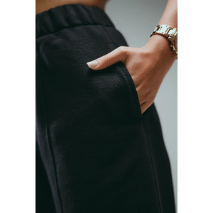 Брюки женские "Габриэль" лакост 2-х нитка пенье (р-ры: 44-62) черный Брюки женские "Габриэль" лакост 2-х нитка пенье (р-ры: 44-62) черный