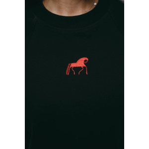 Свитшот женский "Символ" футер 2-х нитка пенье фирча (р-ры: 46-60) черный Свитшот женский "Символ" футер 2-х нитка пенье фирча (р-ры: 46-60) черный