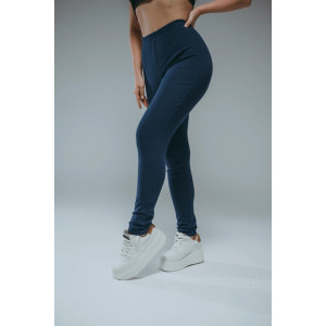 Леггинсы женские "Бритни" рибана (р-ры: 48-58) индиго Леггинсы женские "Бритни" рибана (р-ры: 48-58) индиго