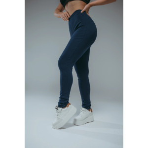 Леггинсы женские "Бритни" рибана (р-ры: 48-58) индиго Леггинсы женские "Бритни" рибана (р-ры: 48-58) индиго