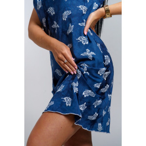 Сорочка женская "Элла" вискоза (р-ры: 46-56) бабочки Сорочка женская "Элла" вискоза (р-ры: 46-56) бабочки