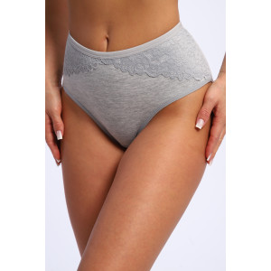 Трусы женские №45052 кулирка с лайкрой (р-ры: 48-52) серый