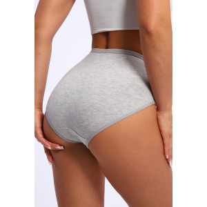 Трусы женские №45052 кулирка с лайкрой (р-ры: 48-52) серый