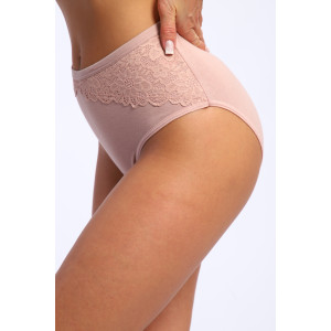 Трусы женские №45052 кулирка с лайкрой (р-ры: 48-52) пудра
