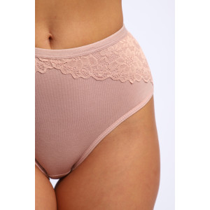Трусы женские №45052 кулирка с лайкрой (р-ры: 48-52) пудра
